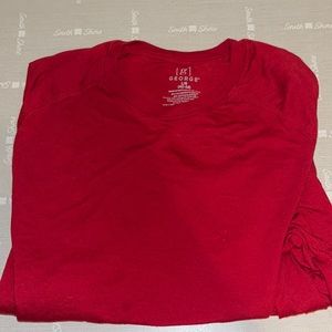 red long sleeve mens shirt